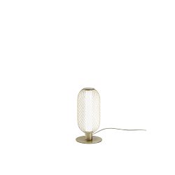 Obrázek pro produkt Stolní LED lampa Inkas (zlatá, kov) 11 W, 1260 lm, CCT 3000 / 3500 / 4000 K, 28 x 14 cm - FANEUROPE