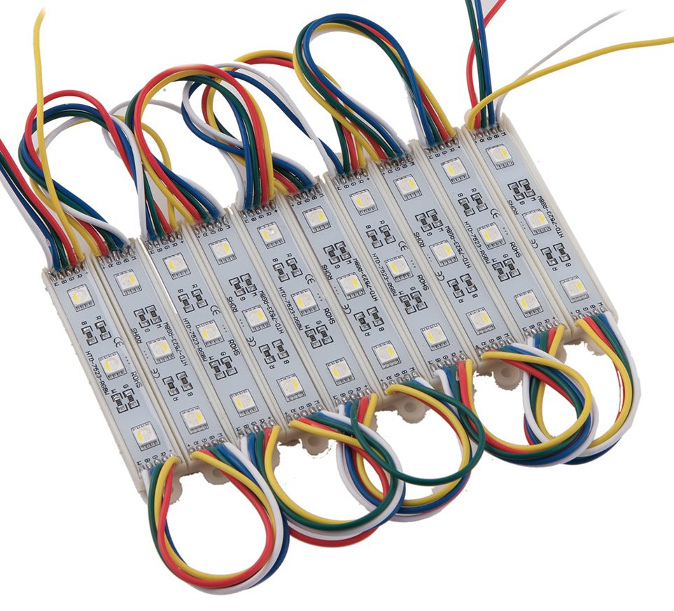 FAN LED-INSIGN-RGBW Sada 20 LED modulů INSIGN DC12V, polykarbonát, 1,2 W/m, 120 lm/m, 6000 K - FANEUROPE