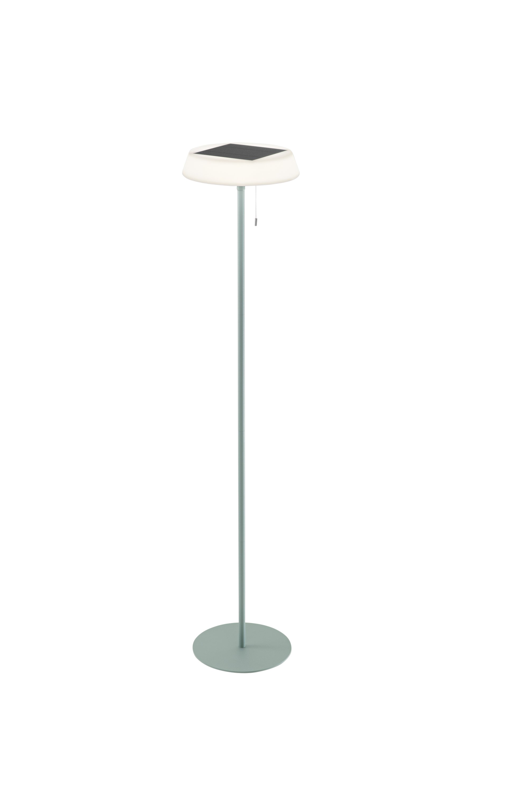 FAN LED-JIN-PT-VDE Solární stojací lampa Jin (zelená) dobíjecí LED 2,6 W, stmívatelná CCT, IP54, pr. 40 x 147 cm - FANEUROPE