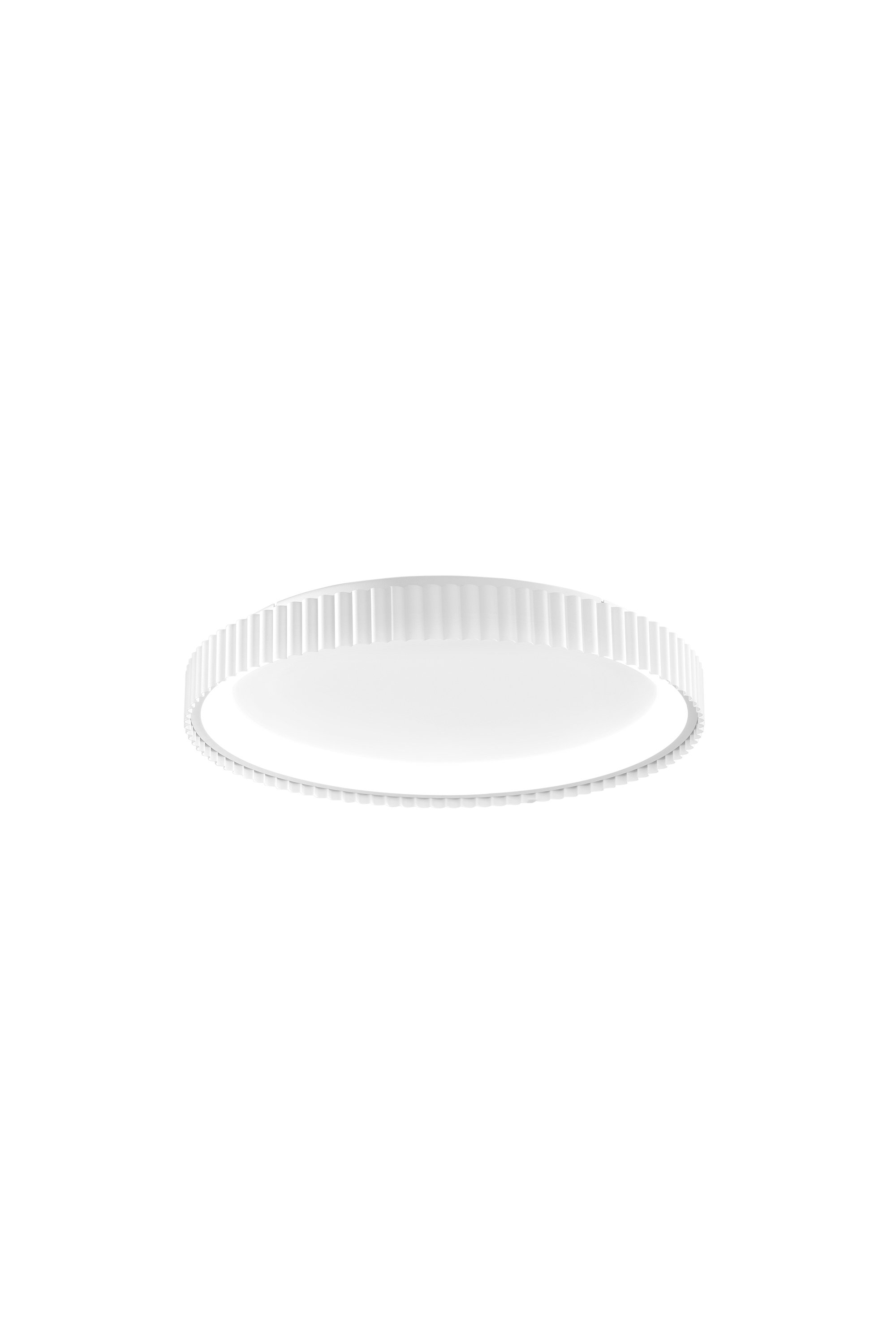 FAN LED-NIKE-PL50-BCO Stropní LED svítidlo Nike (bílé, kov) 40 W, 5840 lm, DIP‑CCT 2700 / 3200 / 4000 K, pr. 49 x 7,5 cm - FANEUROPE