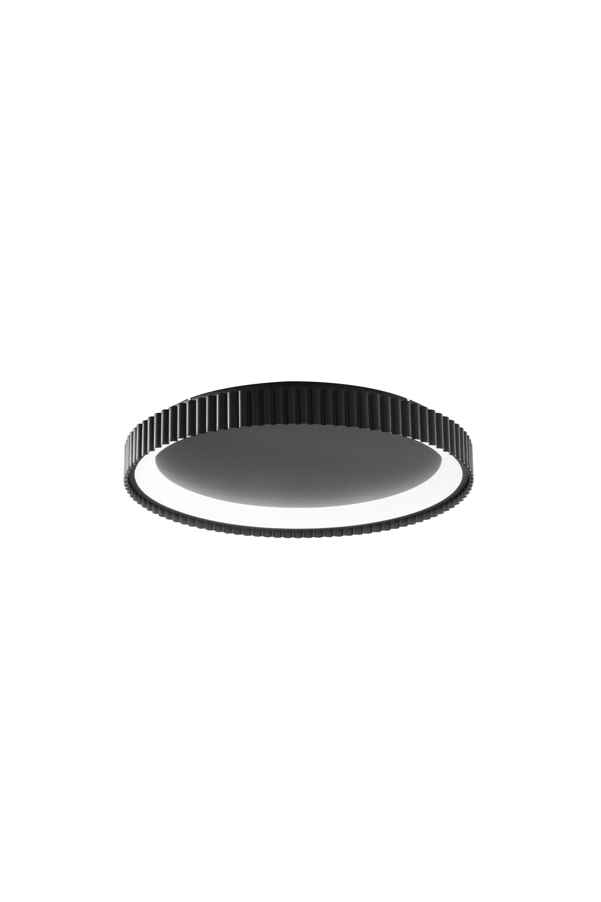FAN LED-NIKE-PL50-NER Stropní LED svítidlo Nike (černé, kov) 40 W, 5840 lm, DIP‑CCT 2700 / 3200 / 4000 K, pr. 49 x 7,5 cm - FANEUROPE