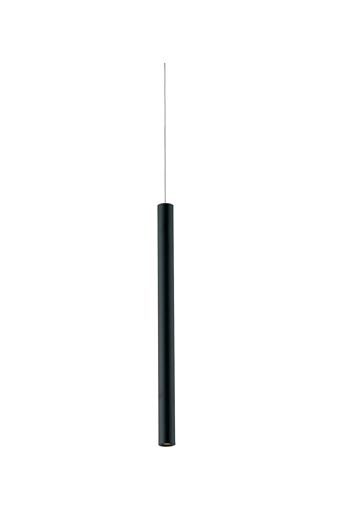 FAN LED-OBOE-SC NERO Závěsné svítidlo 3‑fázový systém LED BINARIO OBOE černá hliník 3,5 W 240 lm 3000 K 150 x 2,5 cm - FANEUROPE