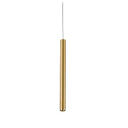 Obrázek pro produkt Závěsné svítidlo 3‑fázový systém LED BINARIO OBOE zlatá hliník 3,5 W 240 lm 3000 K 150 x 2,5 cm - FANEUROPE