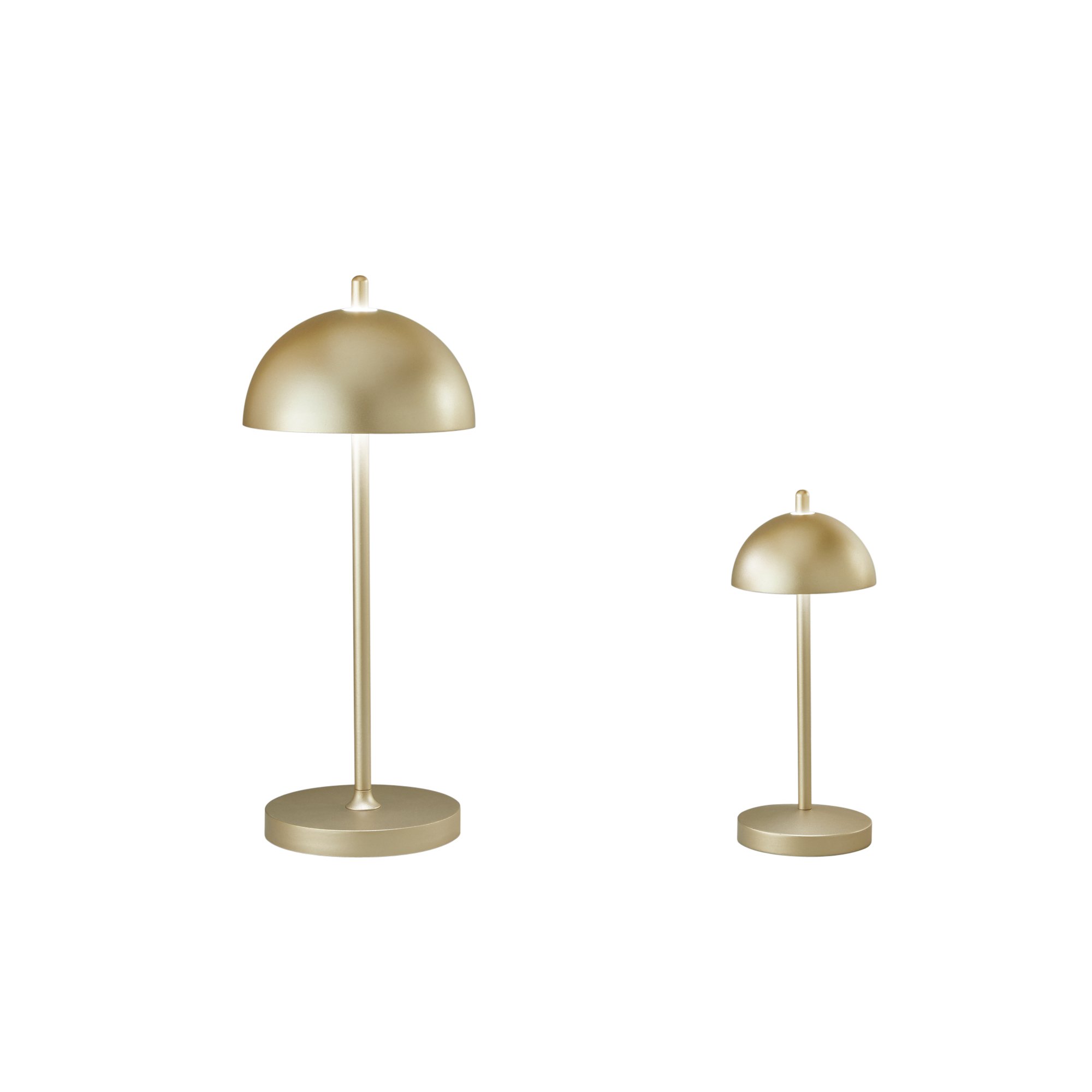 FAN LED-PARTY-L-ORO Nabíjecí venkovní svítidlo PARTY LED dobíjecí 2,5 W TOUCH DIMM 3000 K IP54 baterie 4000 mAh USB nabíjení magnetická 1,2 m - FANEUROPE