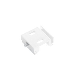 Obrázek pro produkt Příslušenství sada 2 bílých držáků (basetta) pro lištový systém, rozměry 4 x 3,5 x 1,5 cm - FANEUROPE