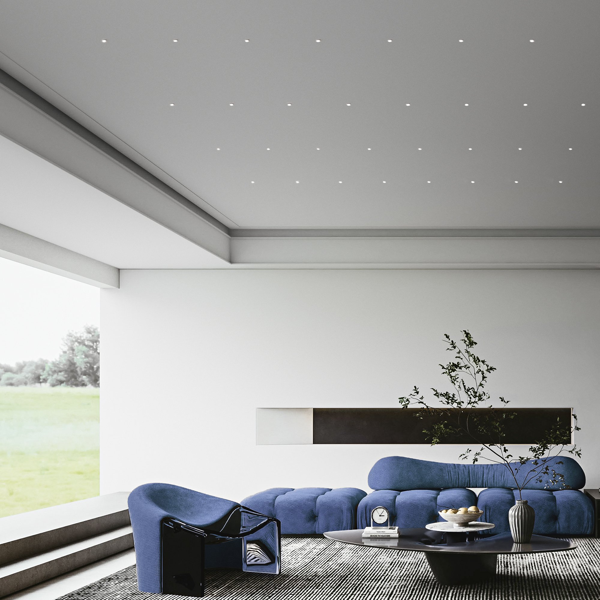FAN LED-STARLIGHT-C Vestavné LED svítidlo Starlight (DC 12 V, bílá + stříbrná) 0,2 W, 11 lm, 3000 K, se stříbrnou a bílou objímkou, 1,8 x 1,4 cm - FANEUROPE (obrázek 3)