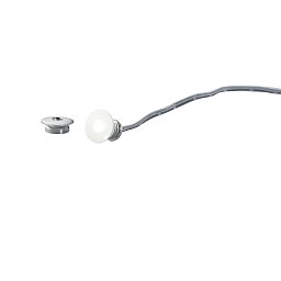 Obrázek pro produkt Vestavné LED svítidlo Starlight (DC 12 V, bílá + stříbrná) 0,2 W, 11 lm, 3000 K, se stříbrnou a bílou objímkou, 1,8 x 1,4 cm - FANEUROPE
