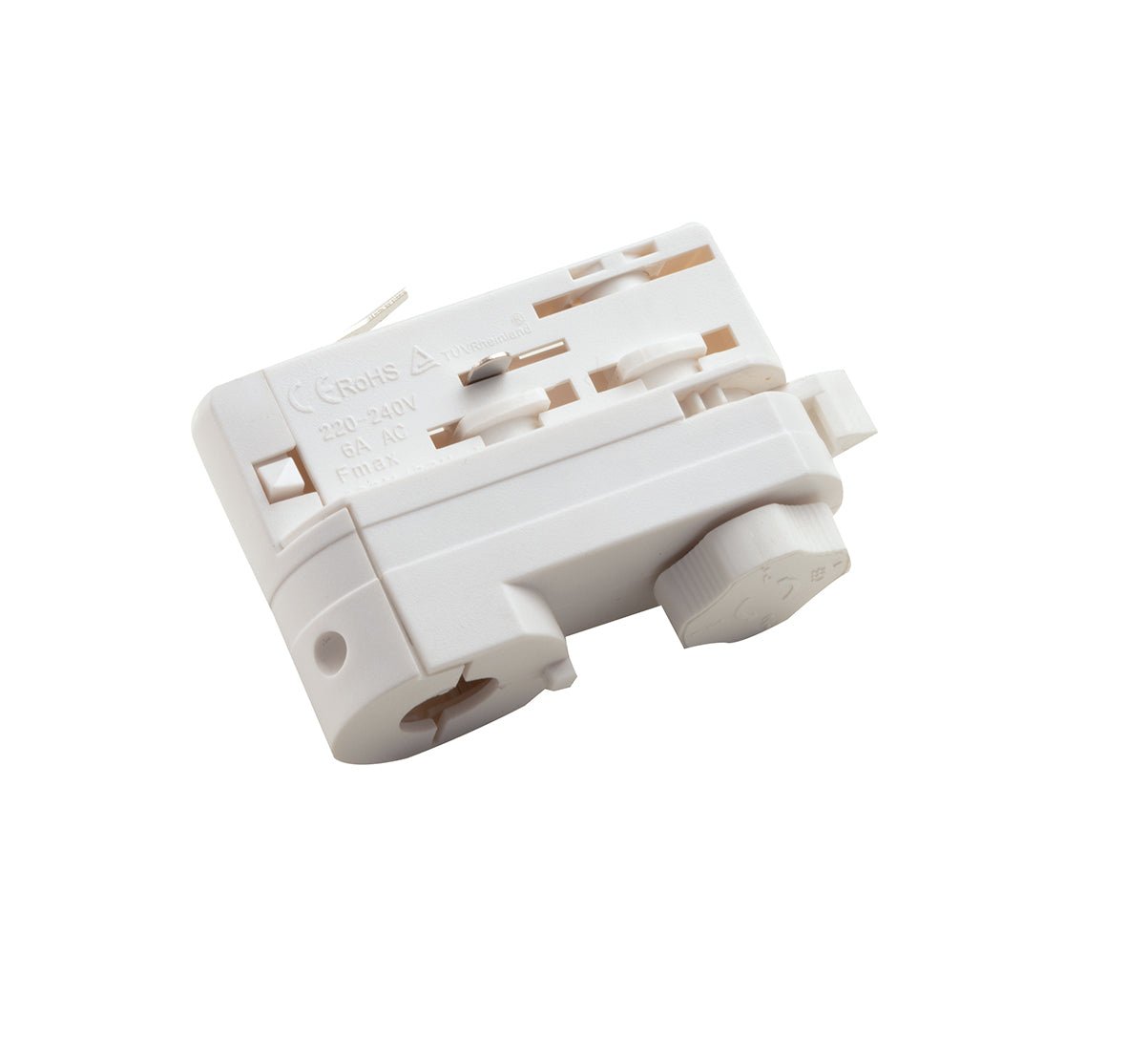 FAN LED-TRACK-ADAT Příslušenství Adaptér bílá pro BINARIO 8,3x5,4x3,2 cm - FANEUROPE