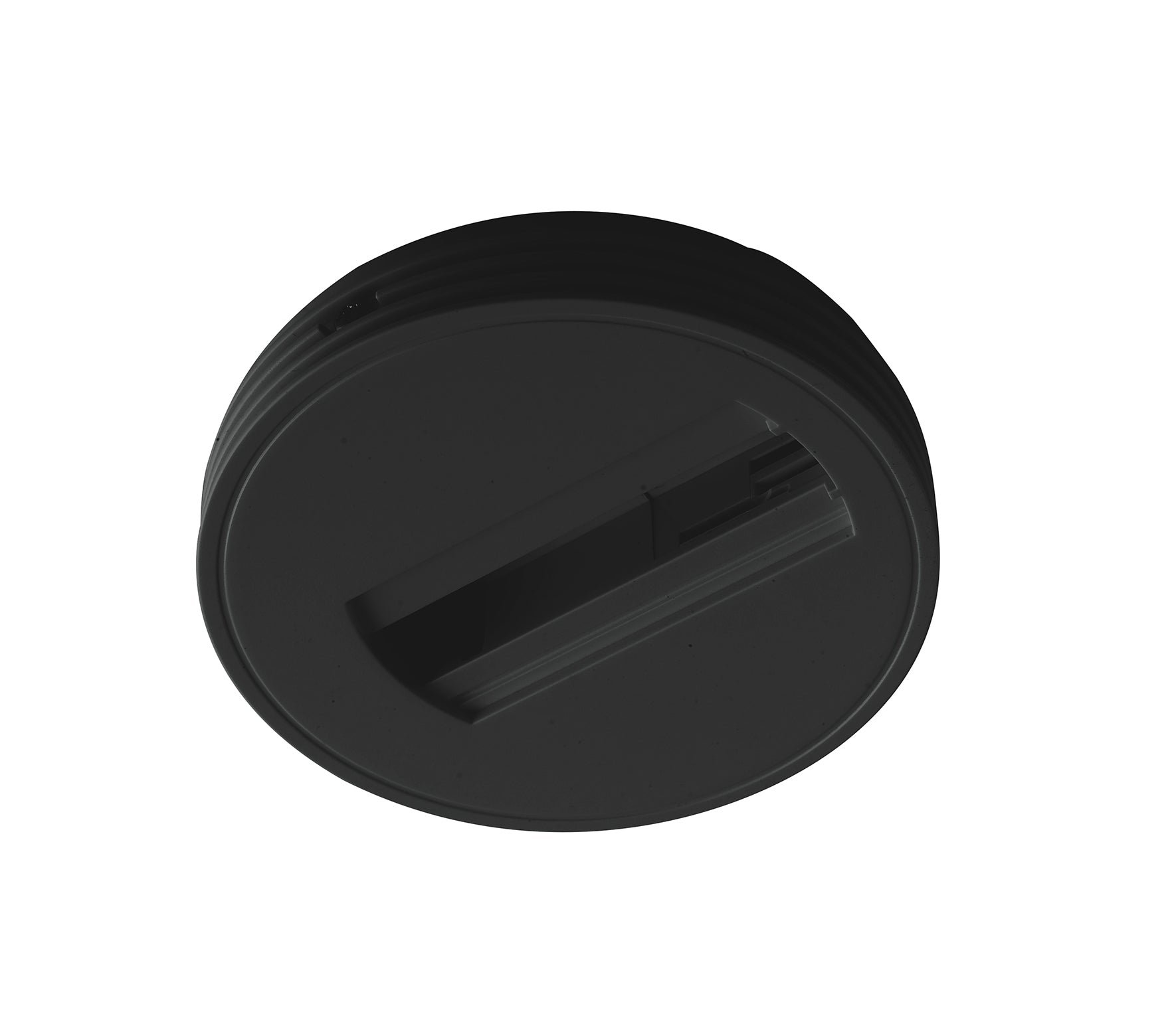 FAN LED-TRACK-BASE NERO Příslušenství BASE, černá pro FARO BINARIO 12x2,5 cm - FANEUROPE