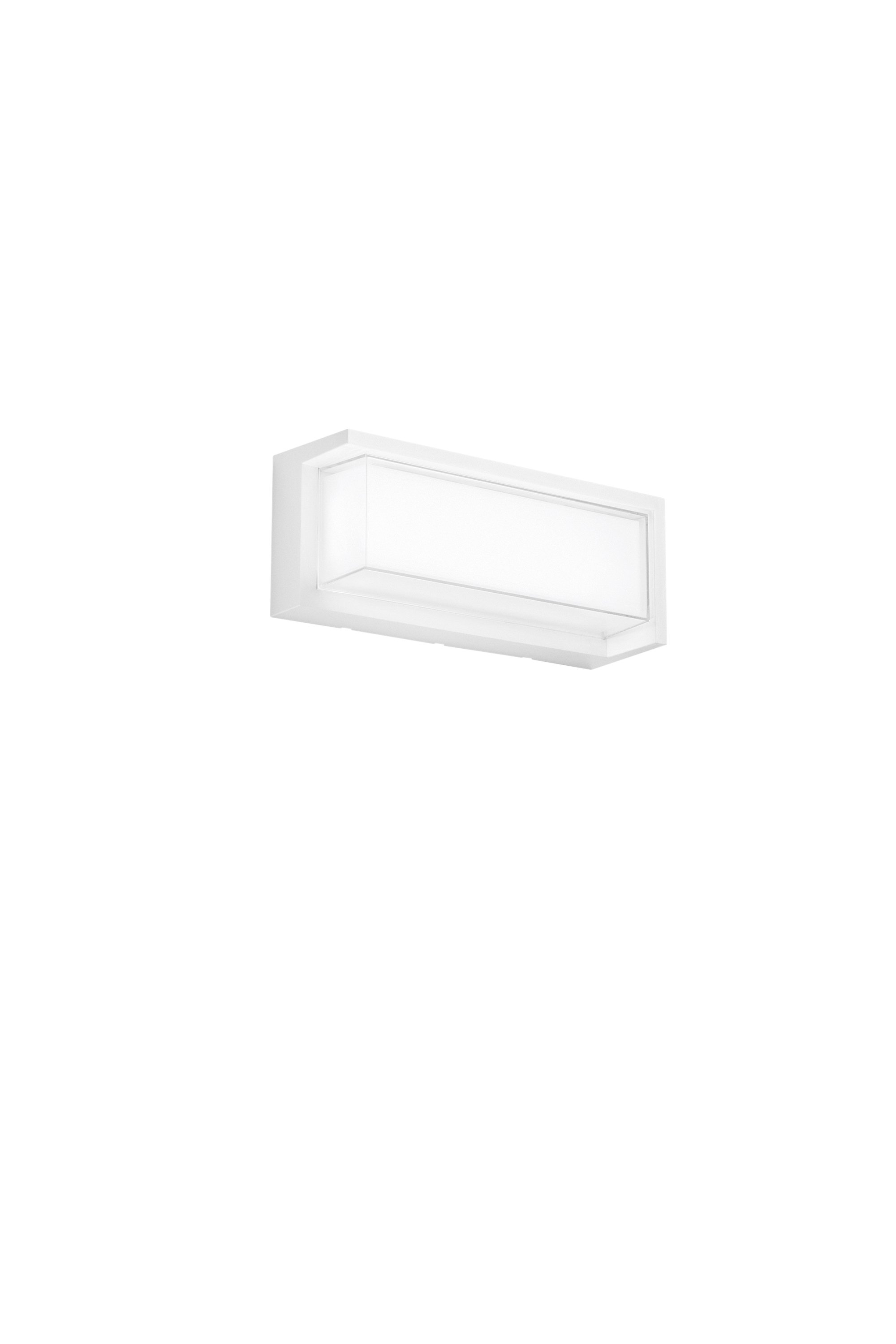 FAN LED-W-BLOCK-RT-BCO Nástěnné LED svítidlo Block obdélníkové (bílé) 24 W, 3210 lm, CCT 3000 / 4200 / 6500 K, 32 x 13 x 10 cm - FANEUROPE