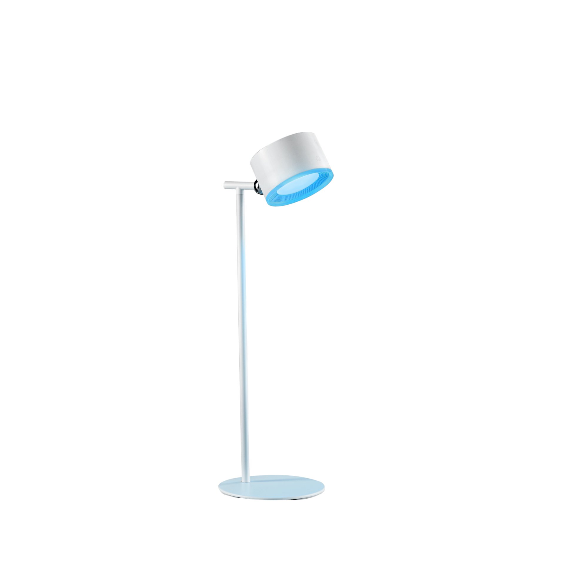 FAN LEDT-TESLA-BCO Stolní lampa LUMETTO dobíjecí LED TESLA bílá, magnetická hlava 4 W 186 lm RGB+CCT - FANEUROPE