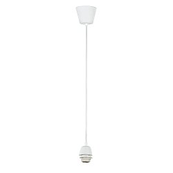 Obrázek pro produkt Závěsné svítidlo PENDEL bílá E27 9,5x9,5x80 cm - FANEUROPE