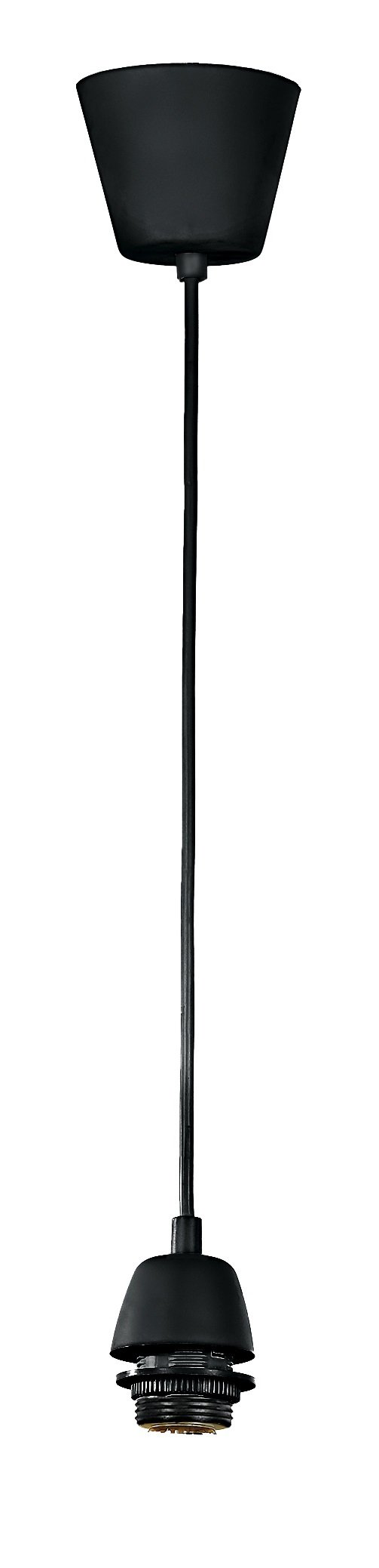 FAN MT3202023 Závěsné svítidlo PENDEL černá E27 9,5x9,5x80 cm - FANEUROPE