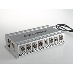 DMX splitter 6 W, XLR 3x4 a XLR 5x4 , 27,7 x 14,5 x 7 cm - FANEUROPE Obrázek pro produkt DMX splitter 6 W, XLR 3x4 a XLR 5x4 , 27,7 x 14,5 x 7 cm - FANEUROPE