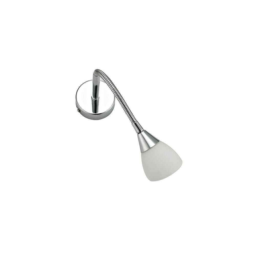 FAN SPOT-F1 Nástěnné svítidlo F1 FLESSIBILE chrom 1xG9 IP21 42x8 cm - FANEUROPE
