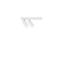 Obrázek pro produkt LED spot Plauto (bílý, ocel + hliník) 2 x GU10, 235 x 92 x 36 mm - FANEUROPE