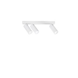 Obrázek pro produkt LED spot Plauto (bílý, ocel + hliník) 3 x GU10 - FANEUROPE