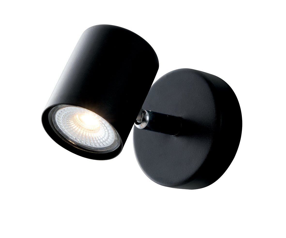 FAN SPOT-ZERO-1 NER Spotové svítidlo SPOT ZERO černá 1xGU10 8x12 cm - FANEUROPE