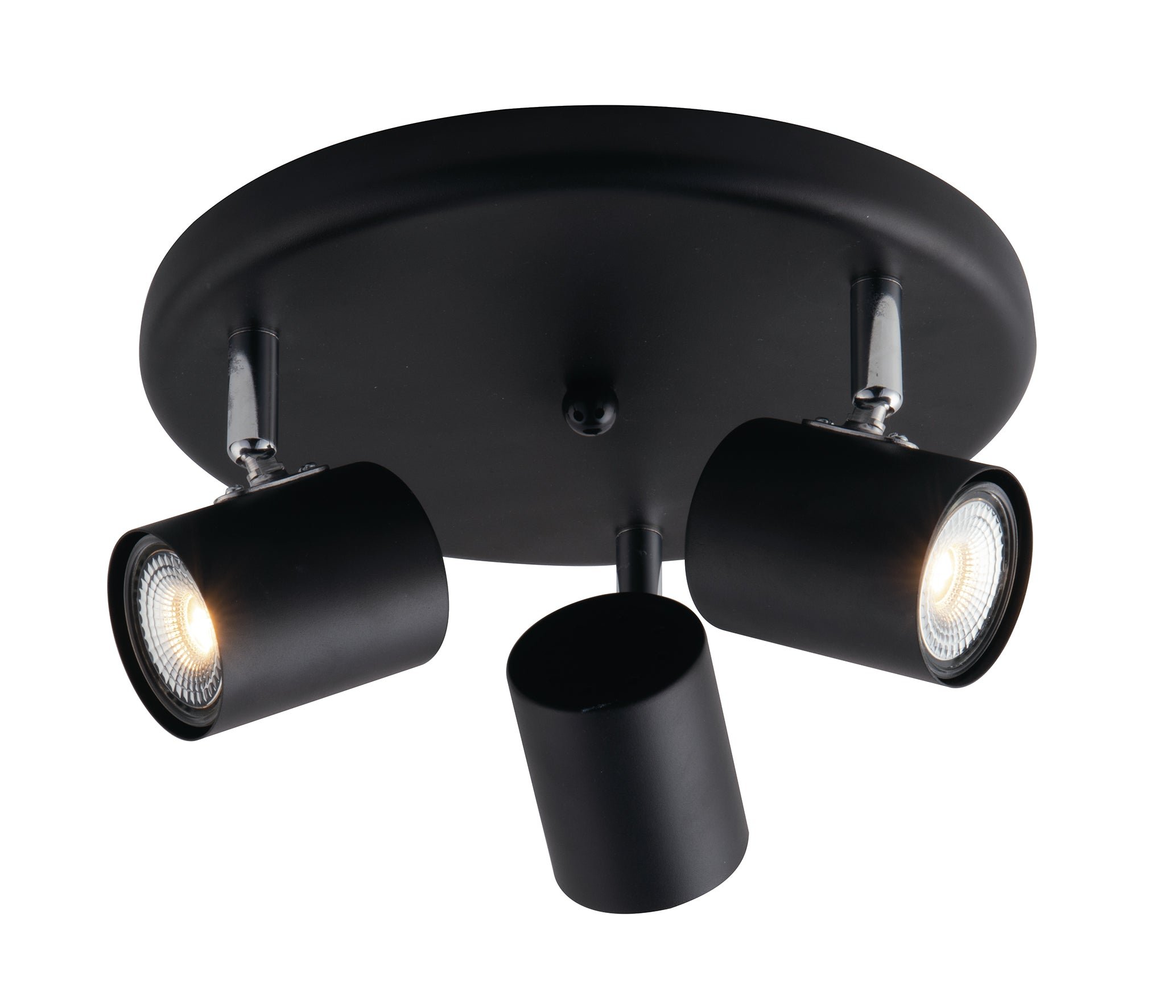 FAN SPOT-ZERO-PL3 NER Spotové svítidlo SPOT ZERO černá 3xGU10 23,5x12 cm - FANEUROPE