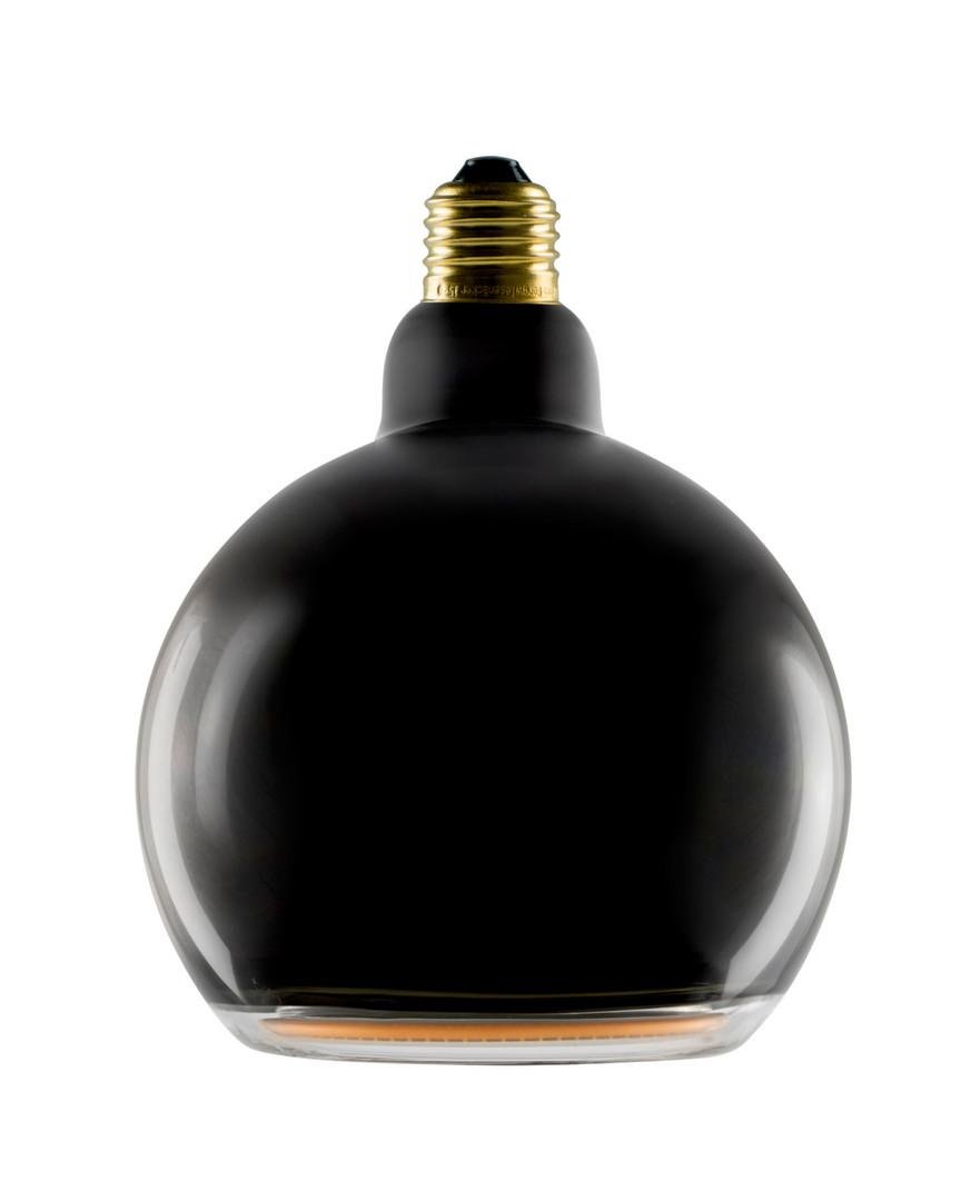 IMPR 180741 Dekorativní žárovka LED BLACK MOON 125 DIM E27 4W 2200K černá - LIGHT IMPRESSIONS