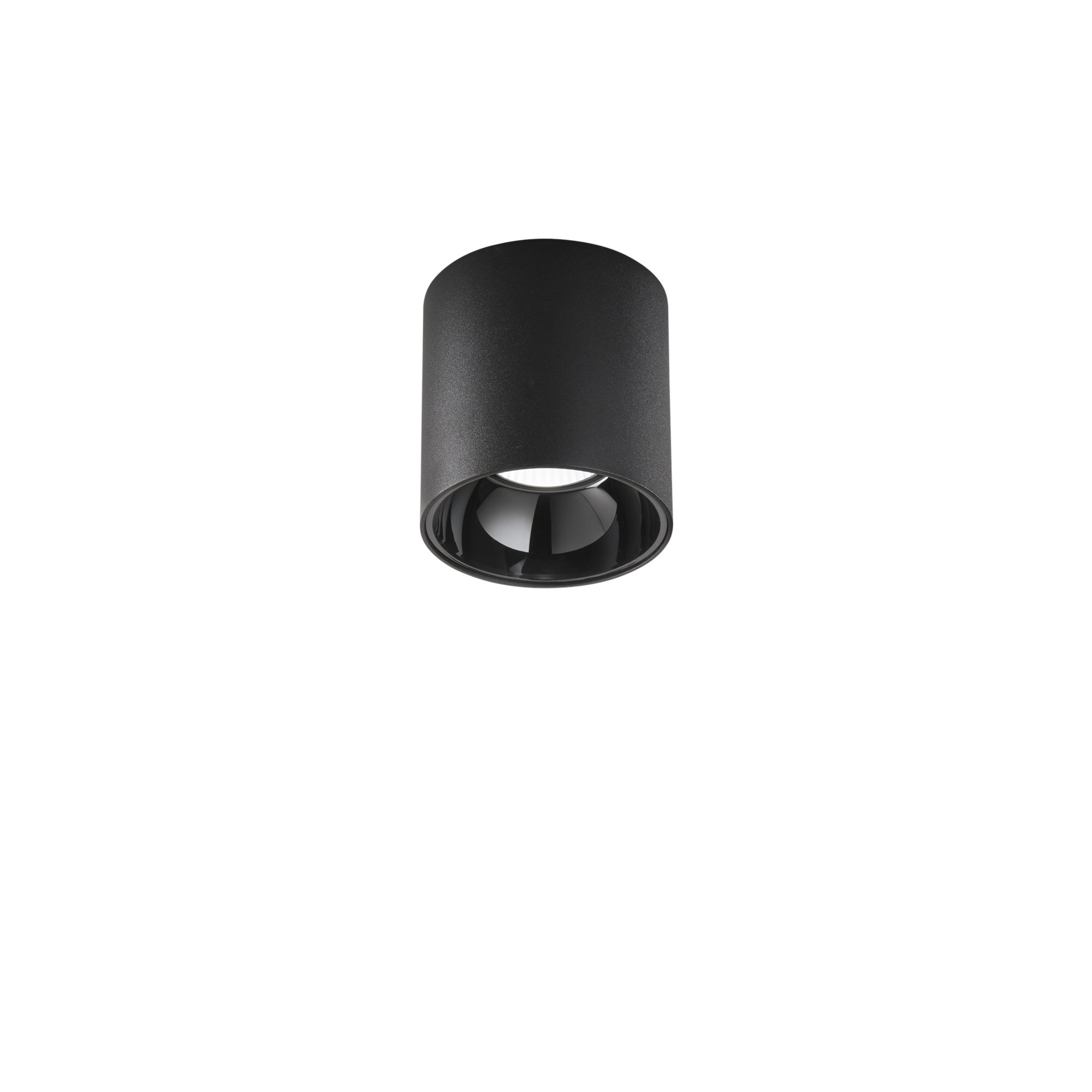FAN LED-MIG-R-NER Stropní LED svítidlo MIG kruhové černá 20 W 3000-4000 K pr. 11,5 x 11,5 cm - FANEUROPE