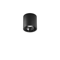Obrázek pro produkt Stropní LED svítidlo MIG kruhové černá 20 W 3000-4000 K pr. 11,5 x 11,5 cm - FANEUROPE