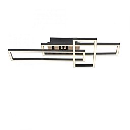 Obrázek pro produkt LED stropní svítidlo AKUSTIKA, dřevo, přírodní, moderní černá, otočné, 3000K - JUST LIGHT