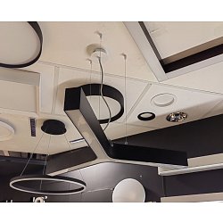 Obrázek pro produkt Závěsné svítidlo Belo_LO_SKY 770x770x770 21W 3200lm 4000K DALI černá (bez závěsu) - Archilight