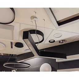 Obrázek pro produkt Závěsné svítidlo Belo_LO_SKY 770x770x770 21W 3200lm 4000K DALI černá (bez závěsu) - Archilight