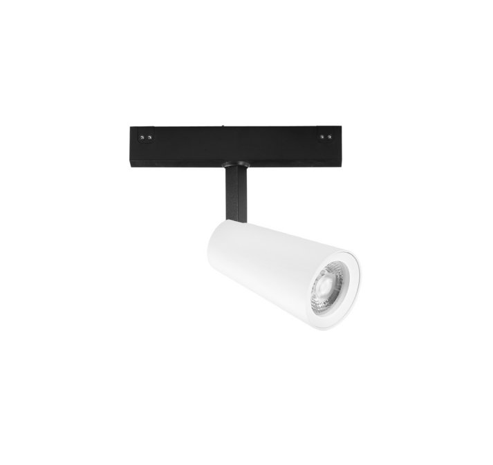 FAN DAVINCI-TEMA-W-10M Systém 48 V - reflektor Davinci Tema, bílý, LED, 10 W, 1200 lm, 4000 K, 16,1 x 17,7 x 6,2 cm - FANEUROPE
