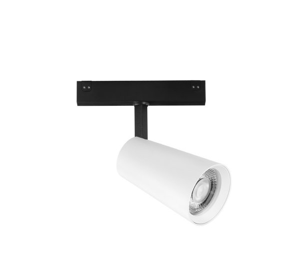 FAN DAVINCI-TEMA-W-20C Systém 48 V - reflektor Davinci Tema, bílý, LED, 20 W, 1930 lm, 3000 K, 16,1 x 19,7 x 8 cm - FANEUROPE