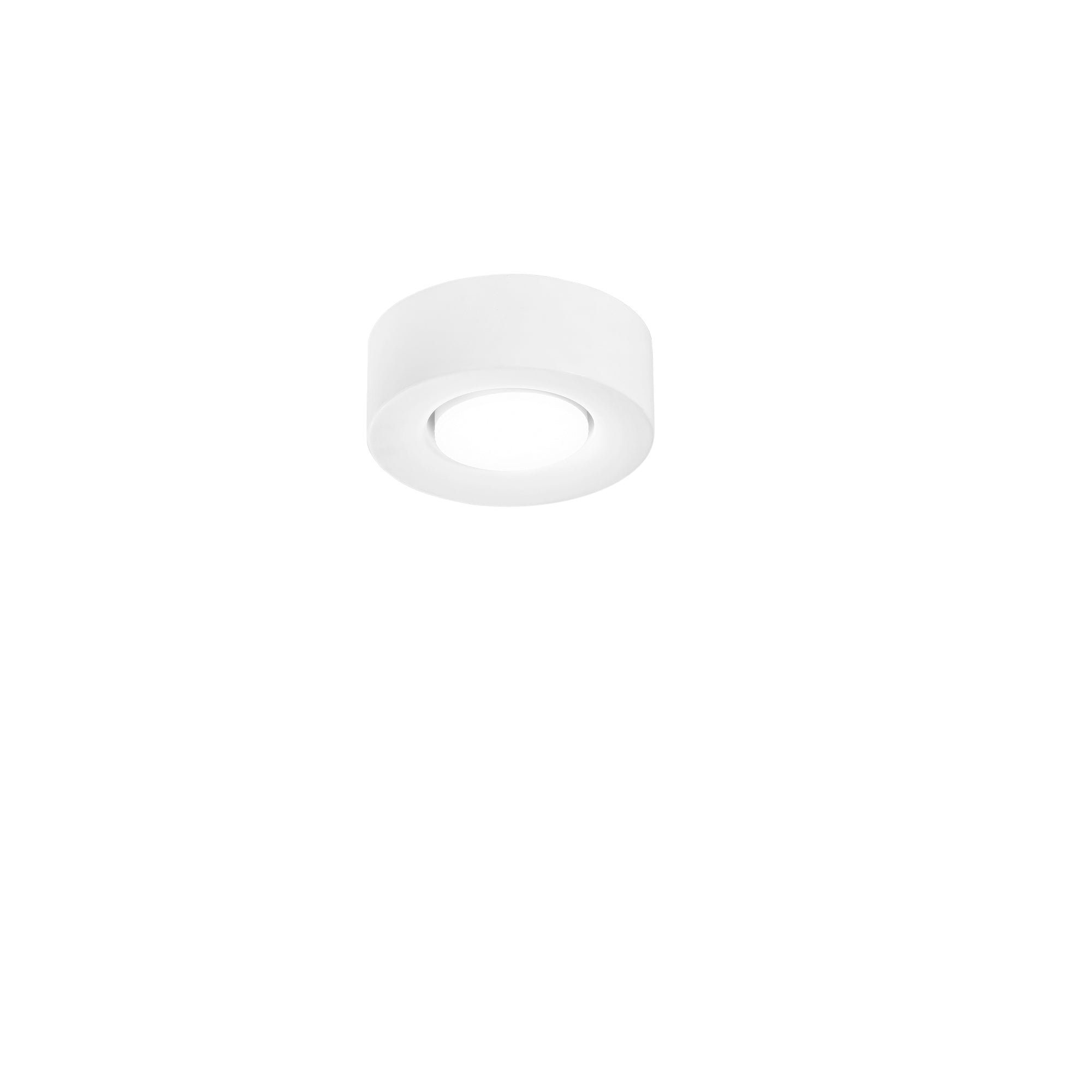 FAN I-ATHEN-R1 Stropní svítidlo Athen kruhové, bílé, 1 x GX53, 14 x 5,3 cm - FANEUROPE