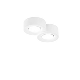 Obrázek pro produkt Stropní svítidlo Athen kruhové, bílé, 2 x GX53, 26 x 6,3 cm - FANEUROPE