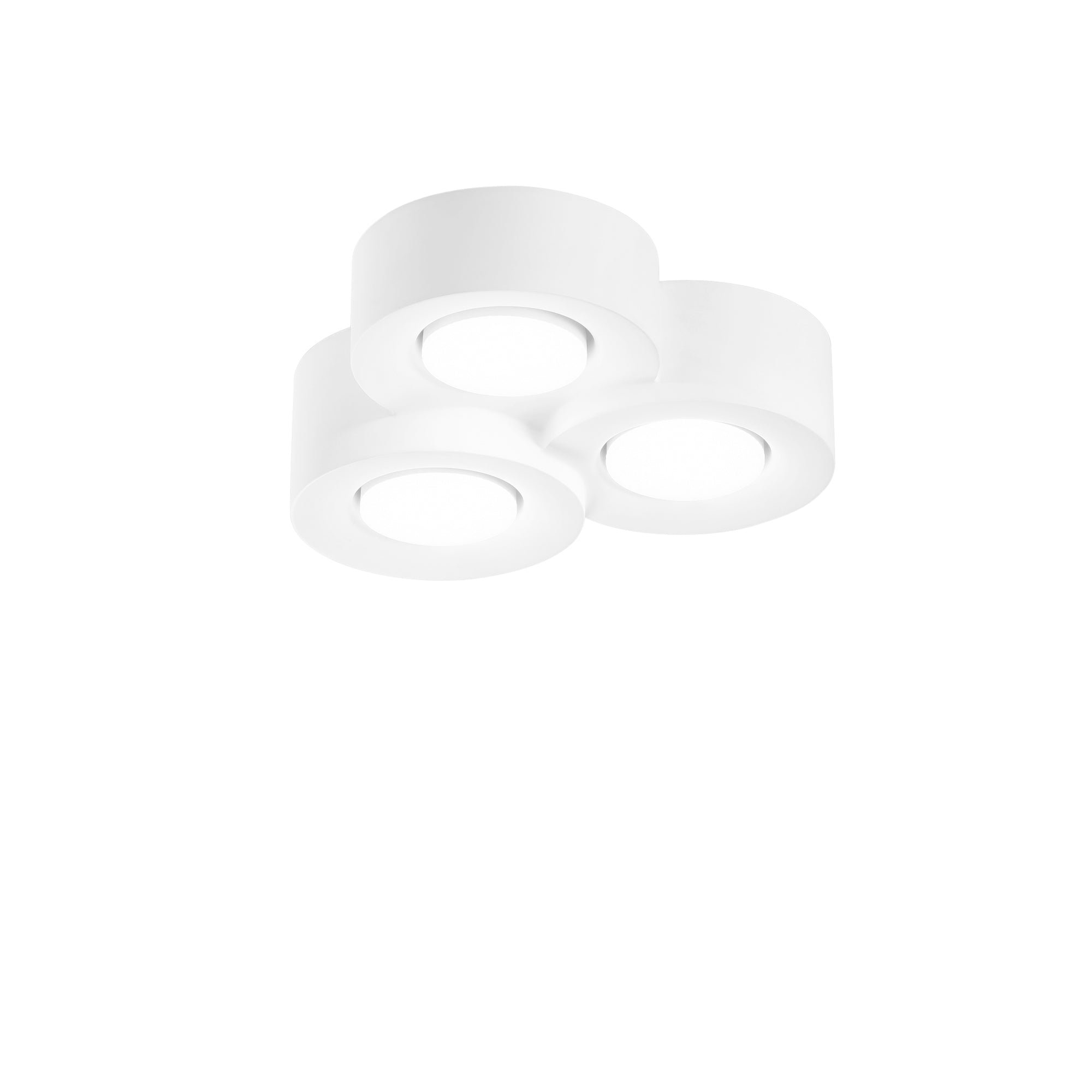 FAN I-ATHEN-R3 Stropní svítidlo Athen kruhové, bílé, 3 x GX53, 26 x 7,3 cm - FANEUROPE