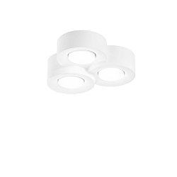 Obrázek pro produkt Stropní svítidlo Athen kruhové, bílé, 3 x GX53, 26 x 7,3 cm - FANEUROPE