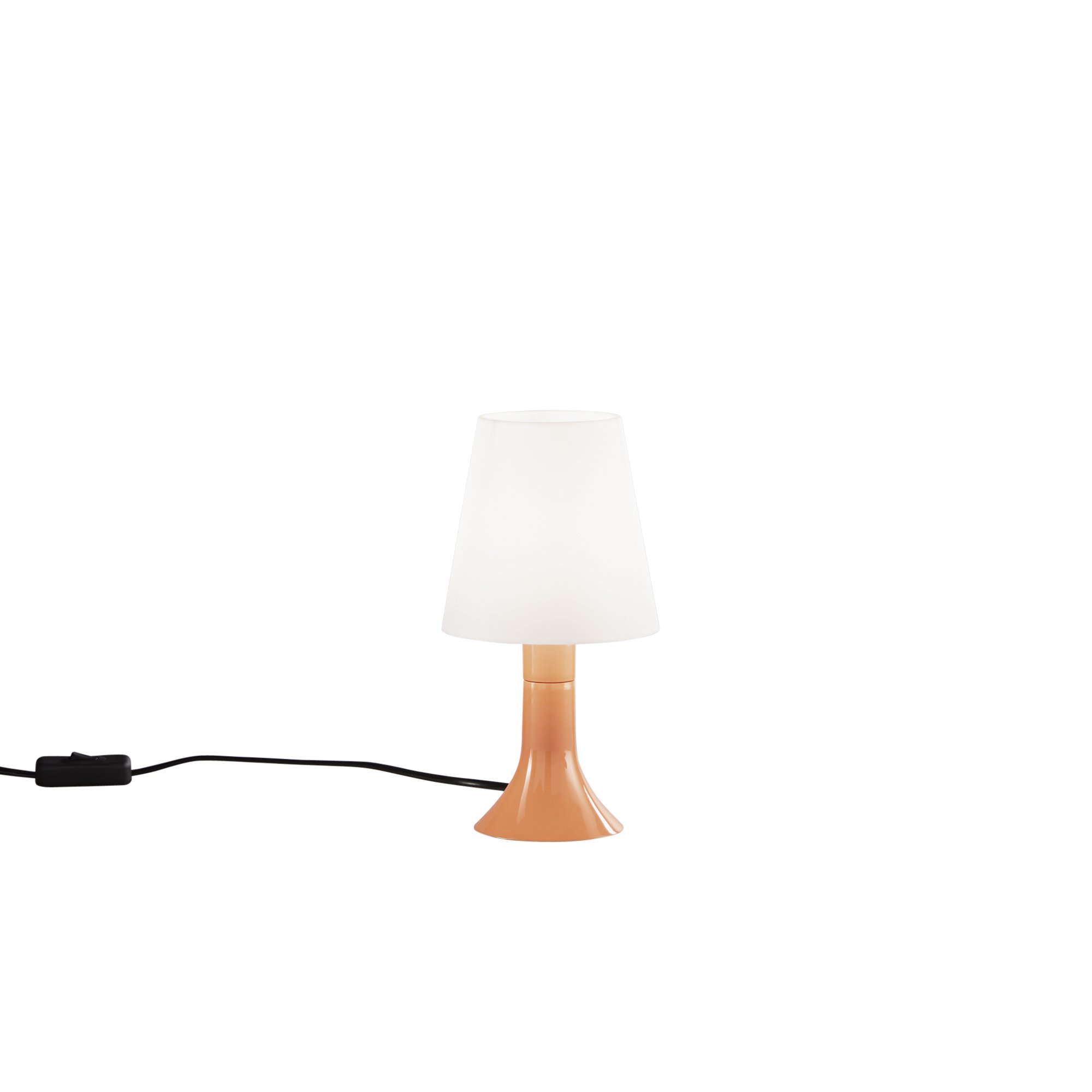 FAN I-BINGO-L-ARA Stolní lampa Lumetto Bingo, oranžová, 1 x E14, 13 x 24,5 cm - FANEUROPE
