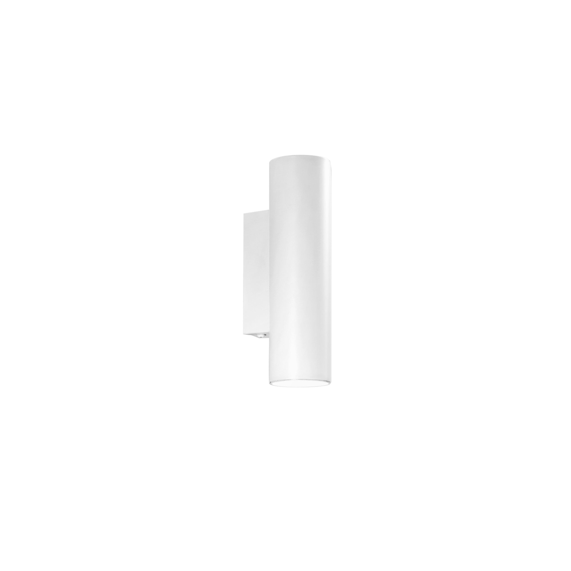 Levně FAN I-DUDUK-R50-BCO Nástěnné svítidlo Duduk kruhové, bílé, 2 x GU10 Mini, 7 x 5 x 18 cm - FANEUROPE