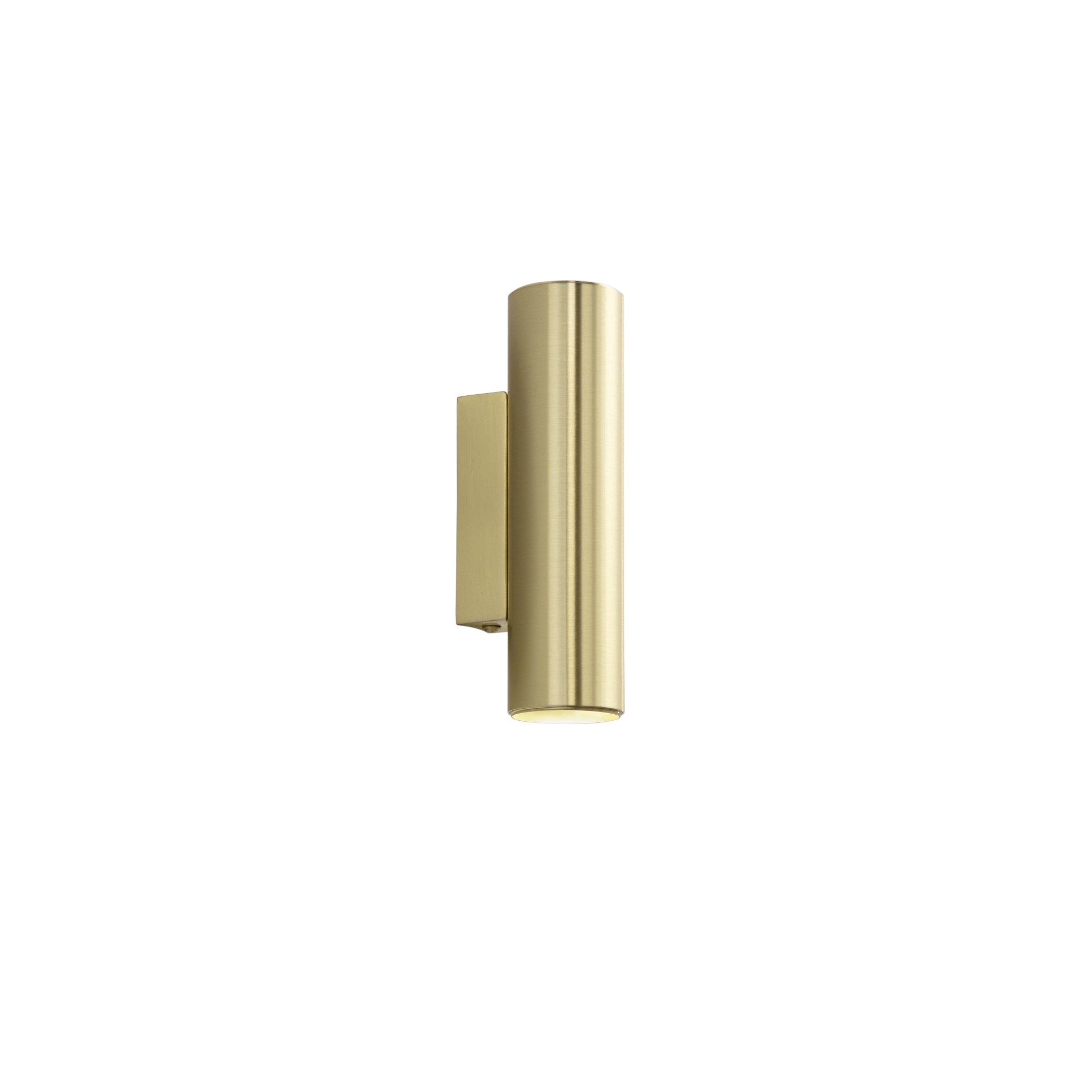 Levně FAN I-DUDUK-R50-ORO Nástěnné svítidlo Duduk kruhové, zlaté, 2 x GU10 Mini, 7 x 5 x 18 cm - FANEUROPE