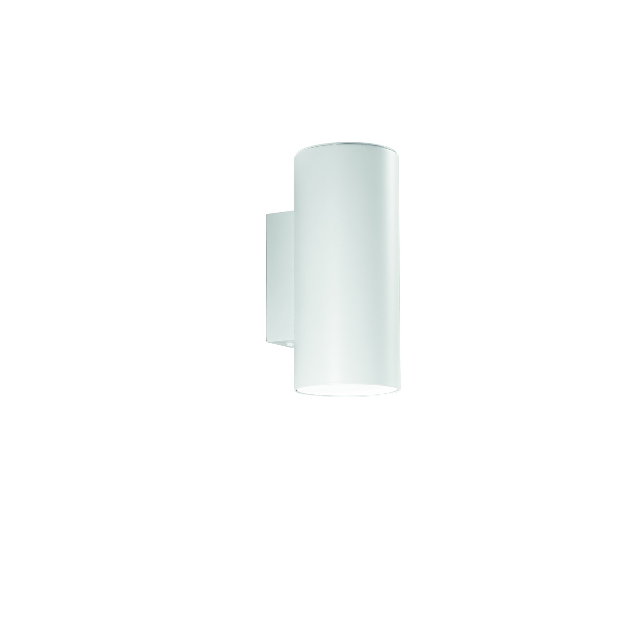 FAN I-DUDUK-R80-BCO Nástěnné svítidlo Duduk kruhové, bílé, 2 x GU10, 10 x 8 x 18 cm - FANEUROPE