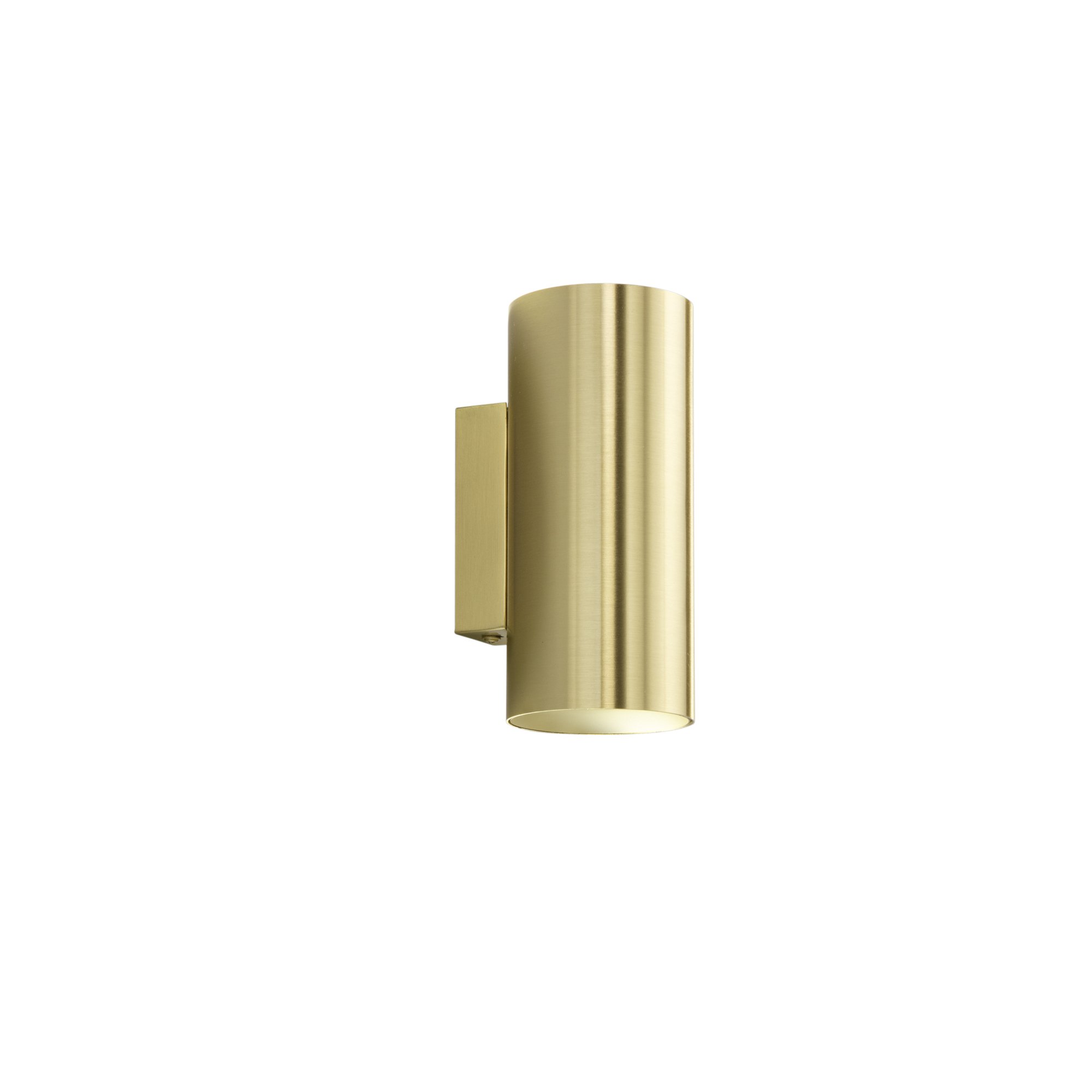 FAN I-DUDUK-R80-ORO Nástěnné svítidlo Duduk kruhové, zlaté, 2 x GU10, 10 x 8 x 18 cm - FANEUROPE