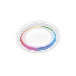 Obrázek pro produkt Stropní LED svítidlo Dygital kruhové, bílé, 40 W, 4310 lm, CCT + RGB, dálkový ovladač, pr. 48 x 6,8 cm - FANEUROPE