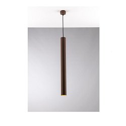 Obrázek pro produkt Závěsné svítidlo Fluke, kruhové, corten, 1 x GU10, 5,5 x 6 x 200 cm - FANEUROPE