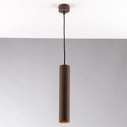 Obrázek pro produkt Závěsné svítidlo Fluke, kruhové, corten, 1 x GU10, 5,5 x 6 x 200 cm - FANEUROPE
