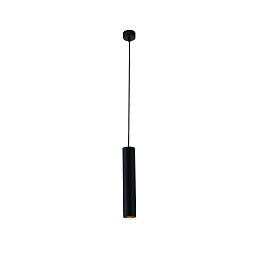 Obrázek pro produkt Závěsné svítidlo Fluke, kruhové, černé, 1 x GU10, 5,5 x 6 x 200 cm - FANEUROPE