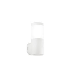 Obrázek pro produkt Nástěnné svítidlo, kruhové, polykarbonátové, bílé, 1 x GU10, 130 x 100 x 240 mm - FANEUROPE