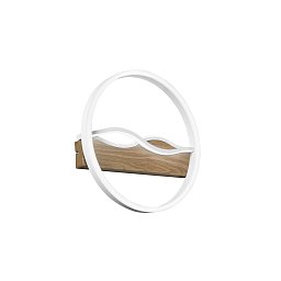 Stropní LED svítidlo Hawaii kruhové, bílé/dřevěné, 36 W, 4605 lm, CCT, pr. 40 x 6,8 cm - FANEUROPE Obrázek pro produkt Stropní LED svítidlo Hawaii kruhové, bílé/dřevěné, 36 W, 4605 lm, CCT, pr. 40 x 6,8 cm - FANEUROPE