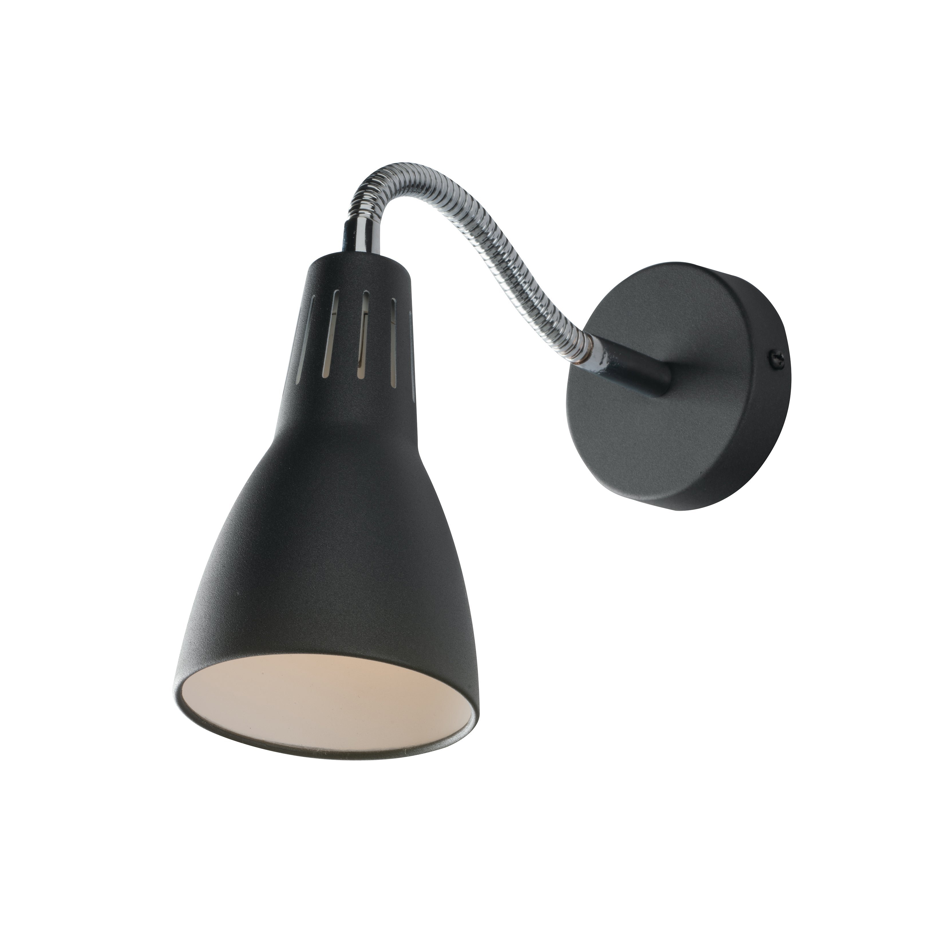 FAN I-LOGIKO-AP NER Nástěnné svítidlo Logiko, černé, 1 x E14, 8,5 x 33,5 cm - FANEUROPE