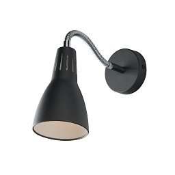 Obrázek pro produkt Nástěnné svítidlo Logiko, černé, 1 x E14, 8,5 x 33,5 cm - FANEUROPE