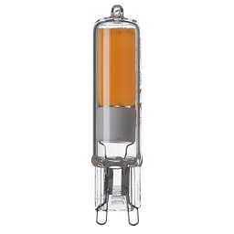 Obrázek pro produkt Sada 2 x LED žárovka G9 COB, 4 W, 450 lm, 3000 K, 300 °, 15 x 65 mm, 15 000 h, CRI 80 - FANEUROPE