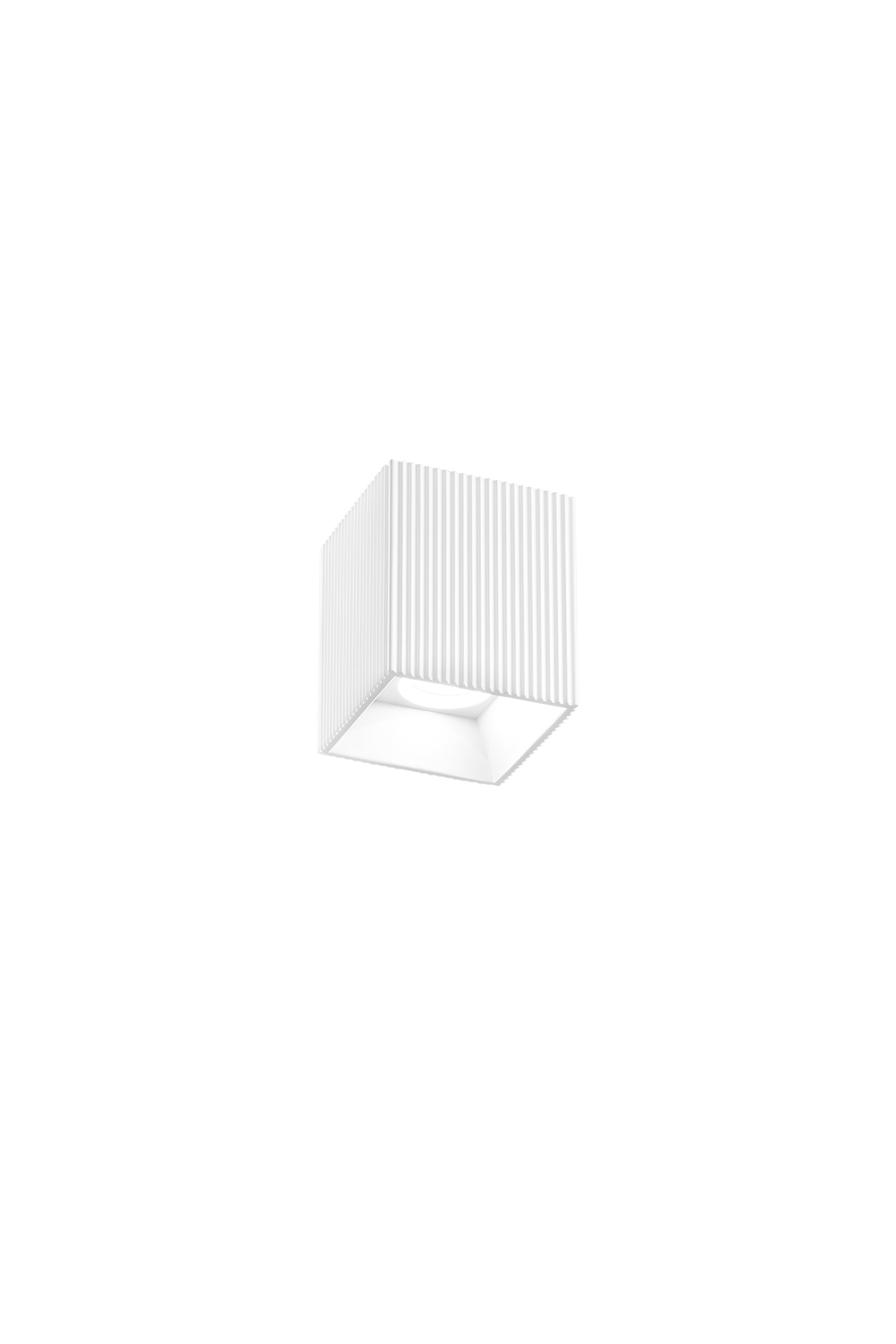 FAN I-NAOS-Q1 Stropní svítidlo Naos (čtvercové, sádra) 1 x GU10, 11 x 13 cm - FANEUROPE